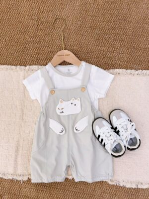 y1799 - Cute Cartoon Overall Set - 图片 11