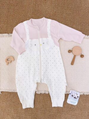 y1776 - Three Zipper Sleeping Bag Onesie Pajamas - 图片 14