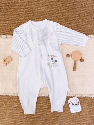 y1776 - Three Zipper Sleeping Bag Onesie Pajamas - 图片 15