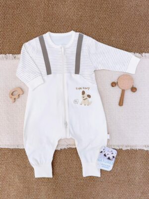 y1776 - Three Zipper Sleeping Bag Onesie Pajamas - 图片 16