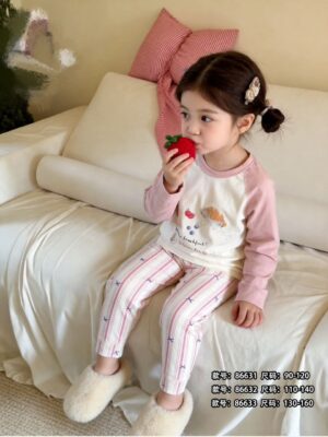 y1787 - Raglan Sleeves Sleepwear Pajamas - 图片 15