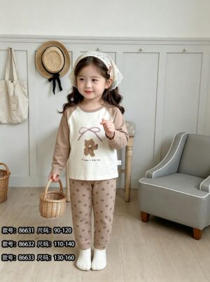 y1787 - Raglan Sleeves Sleepwear Pajamas - 图片 16