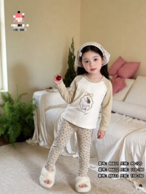y1787 - Raglan Sleeves Sleepwear Pajamas - 图片 18