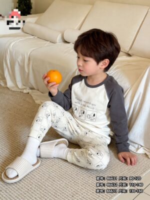 y1787 - Raglan Sleeves Sleepwear Pajamas - 图片 19