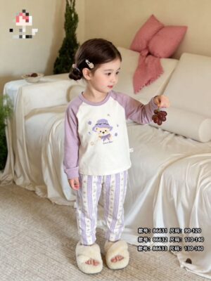 y1787 - Raglan Sleeves Sleepwear Pajamas - 图片 20