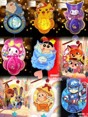 y1780 - Mid-Autumn Festival Funny Cartoon Lantern - 图片 2
