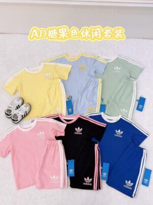 y1840 - AD Candy Color Casual Set - 图片 2